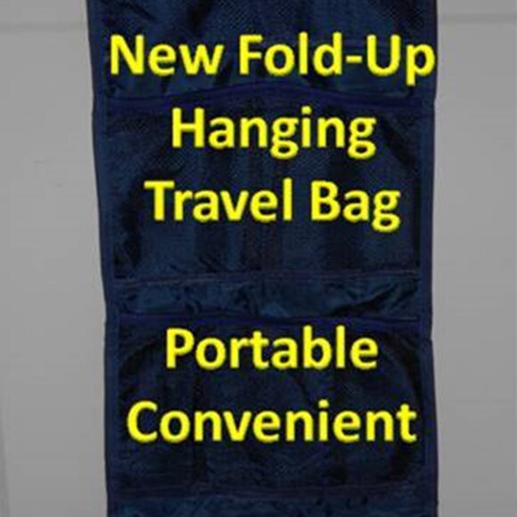 New Foldable Hanging Travel Organizer Bag. Handy for Travellers, RV, Home. - Picture 4 of 4
